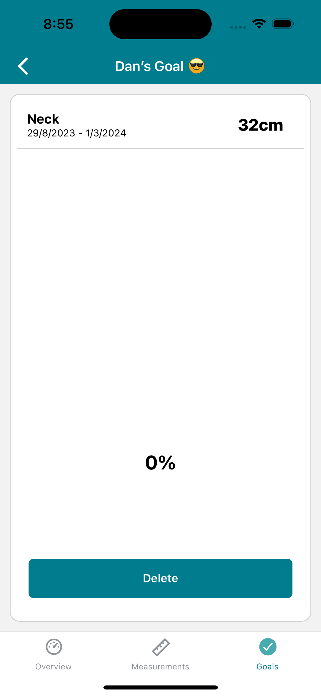 Measure - Goal Detail
